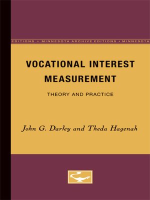 cover image of Vocational Interest Measurement